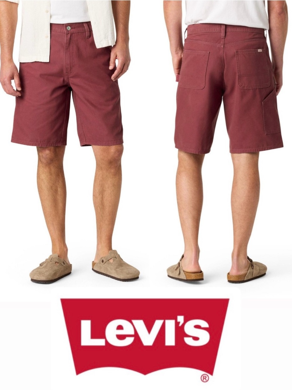 Levi Strauss Signature Men’s Utility Shorts - Size 34